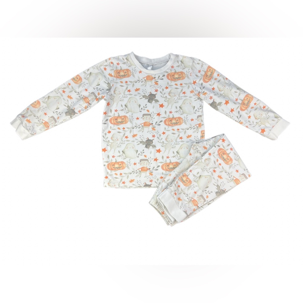 VELVET FAWN 2 Pc Pima Cotton Halloween Pajama Set- 6T